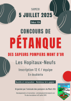 Tournoi de pétanque